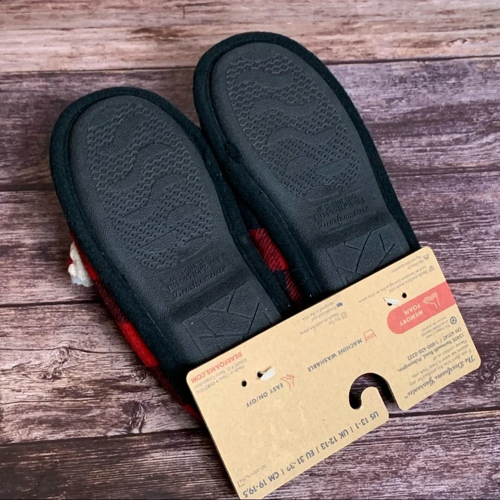 Dear Foams Lil Bear Buffalo Check Clog Slipper - Picture 5 of 7